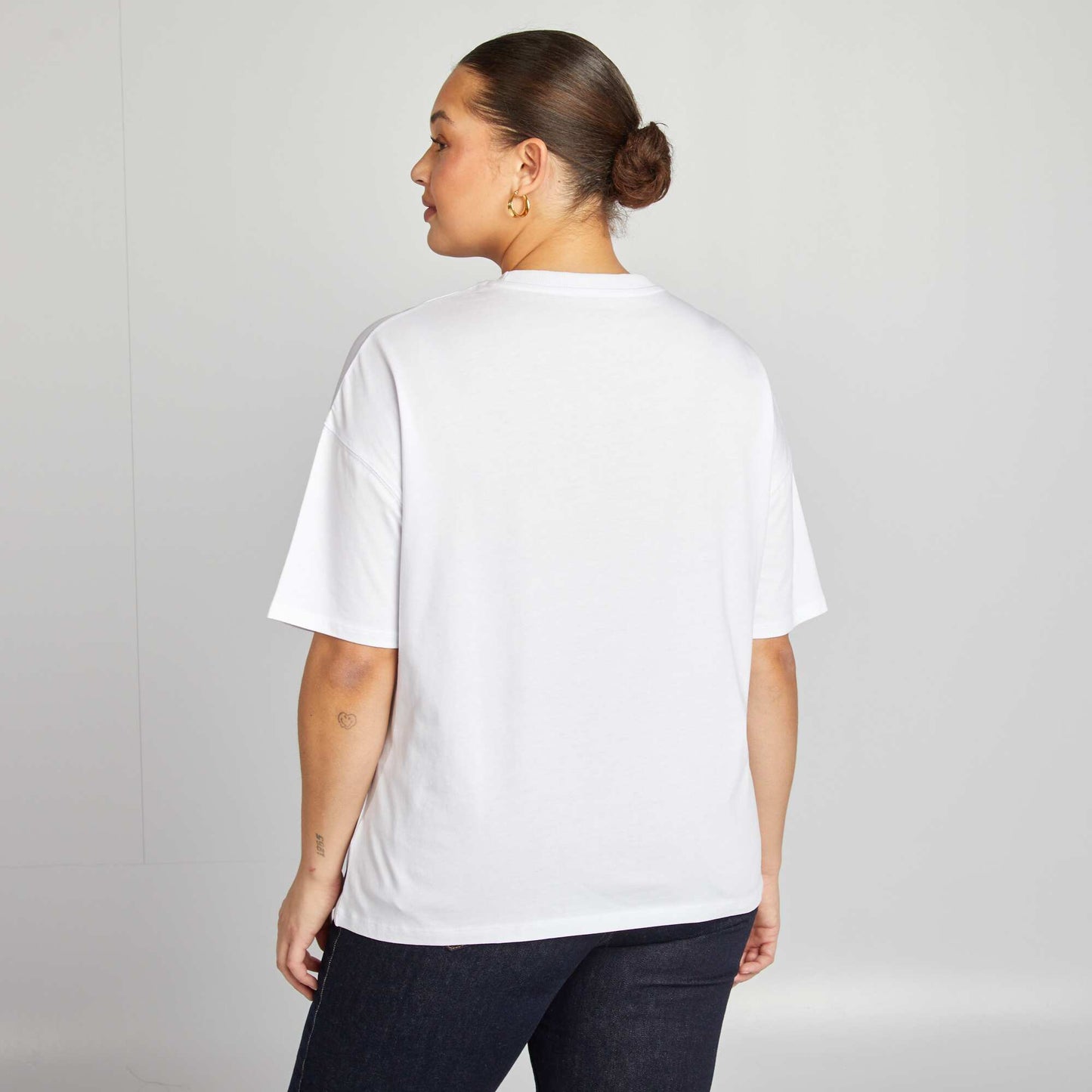 T-shirt oversize 'la Voz' BLANC