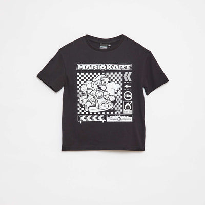 T-shirt en coton 'Nintendo' NOIR