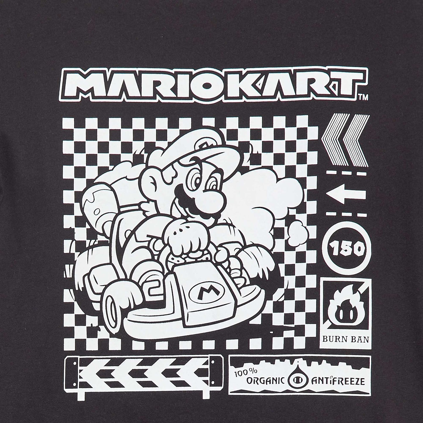 T-shirt en coton 'Nintendo' NOIR