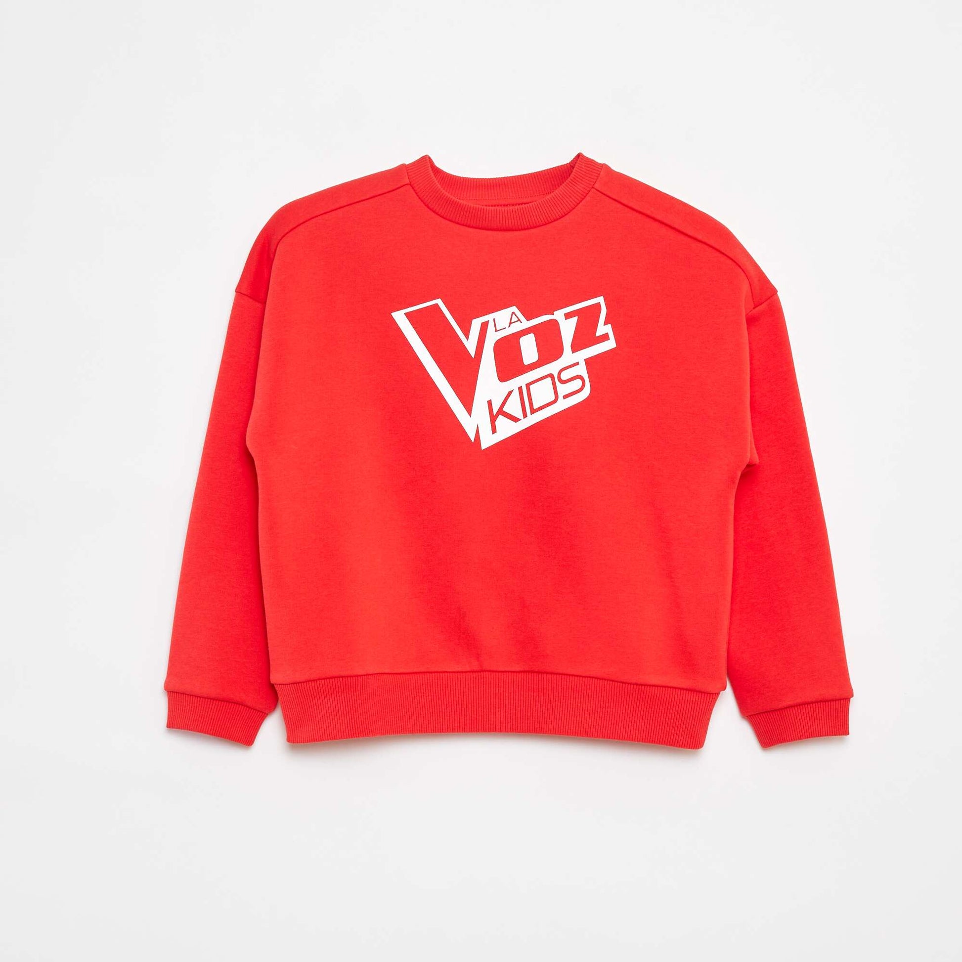 Sweat french terry 'La Voz Kids' ROUGE