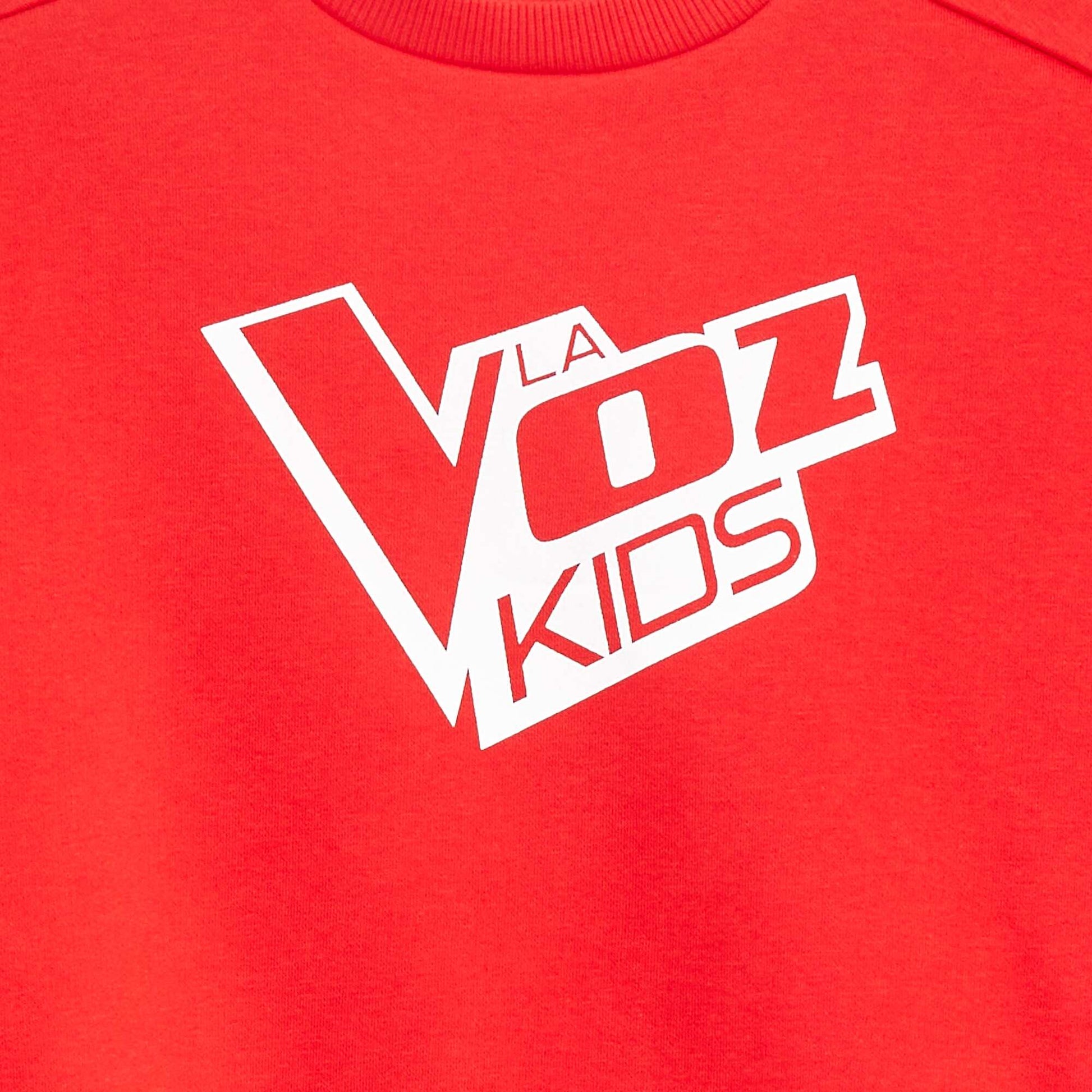 Sweat french terry 'La Voz Kids' ROUGE