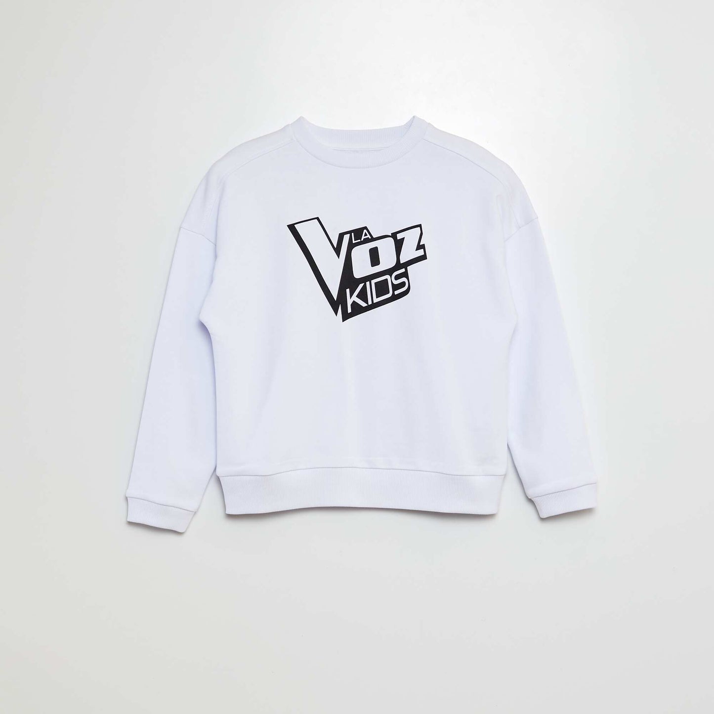 Sweat french terry 'La Voz Kids' BLANC
