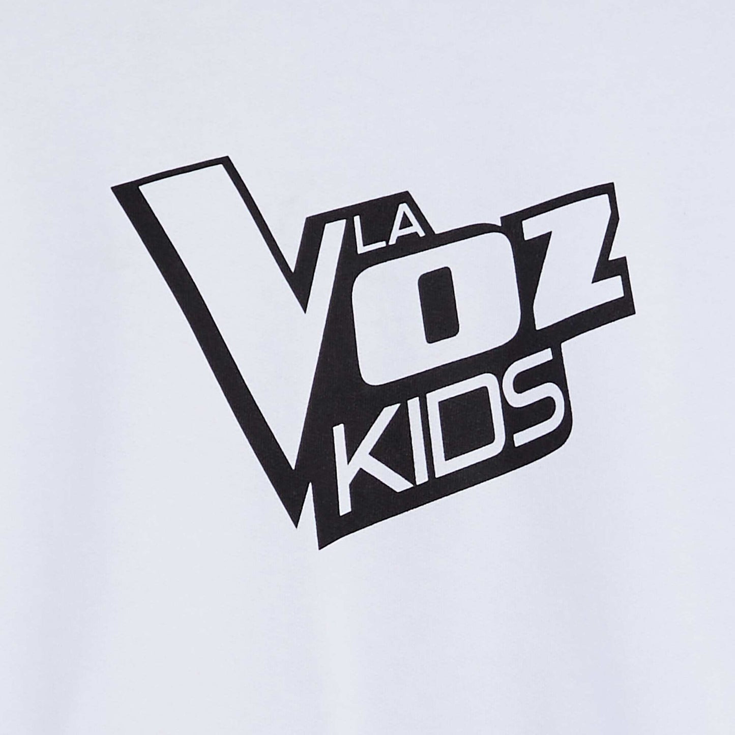 Sweat french terry 'La Voz Kids' BLANC