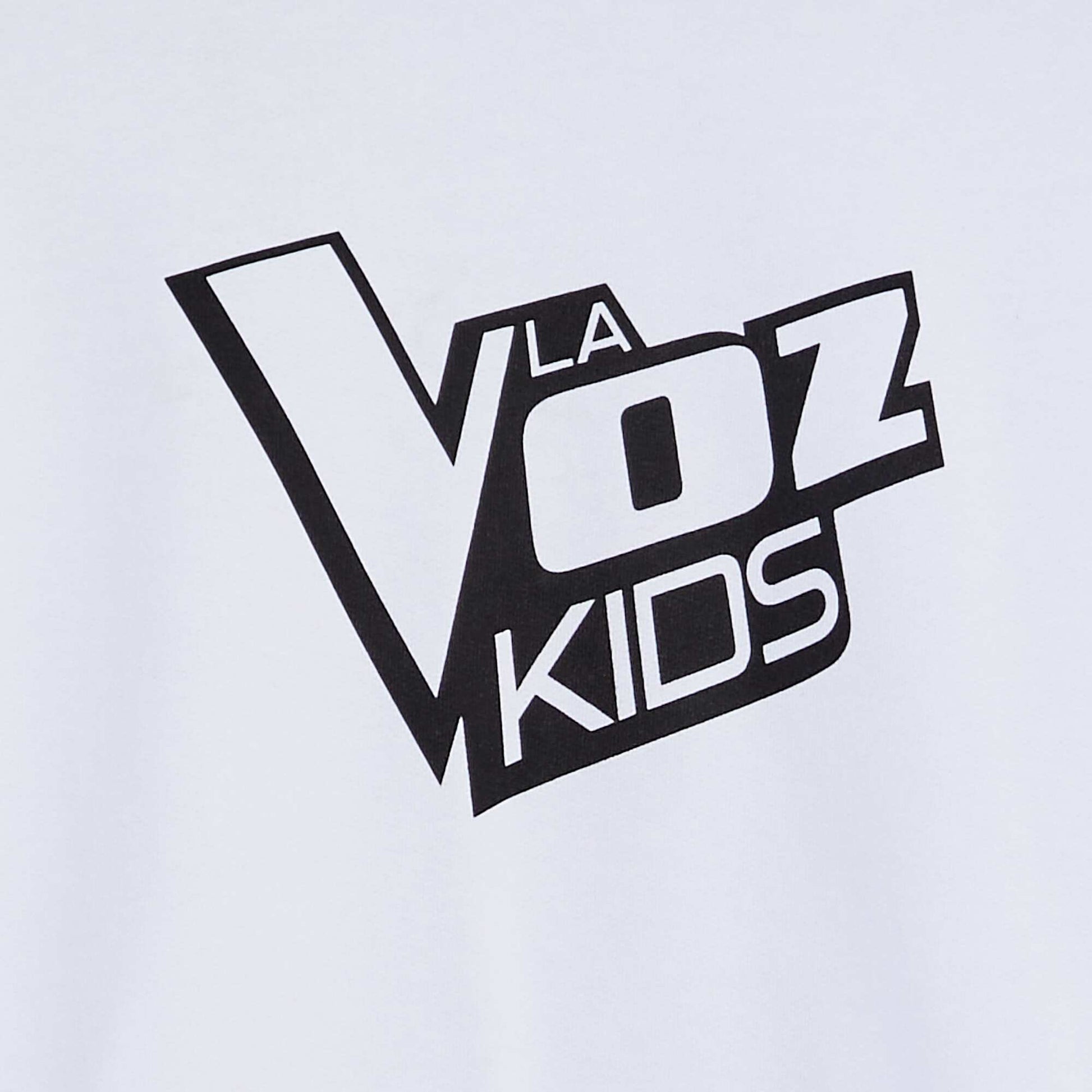 Sweat french terry 'La Voz Kids' BLANC