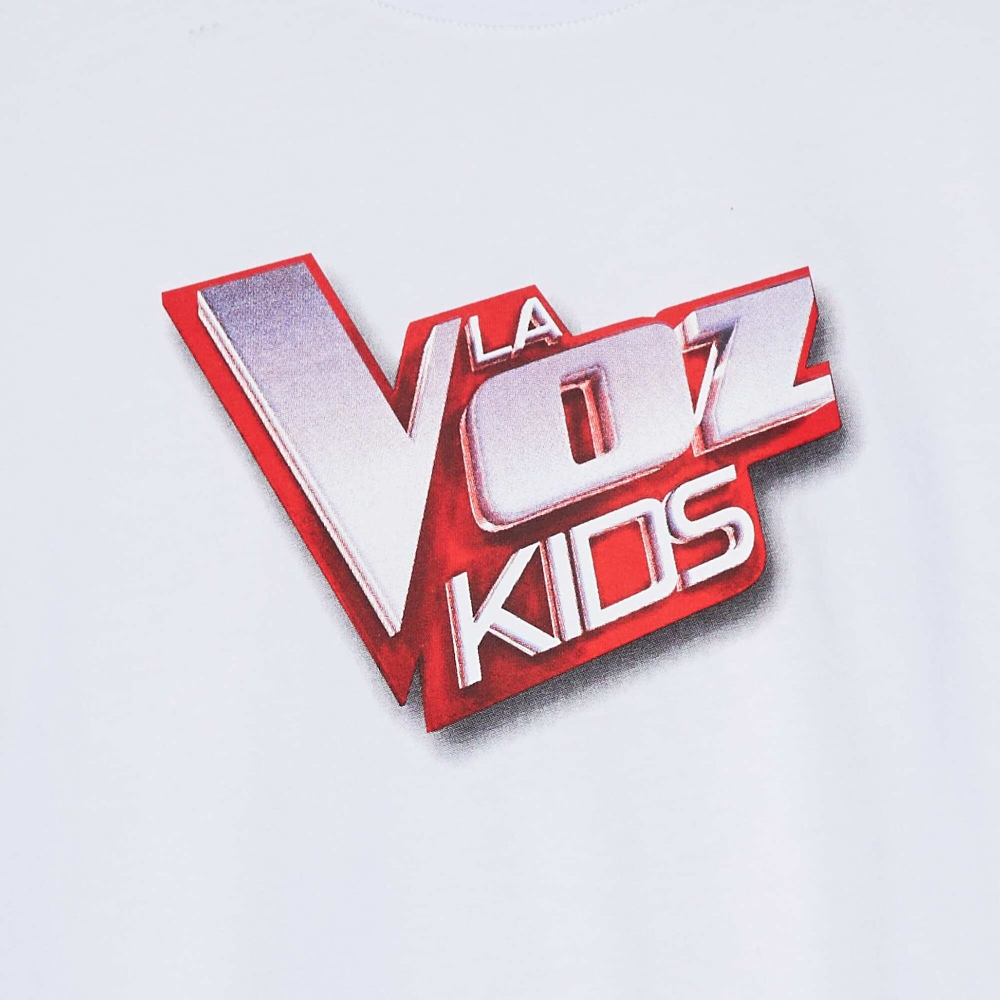 T-shirt à manches courtes 'La Voz Kids' BLANC