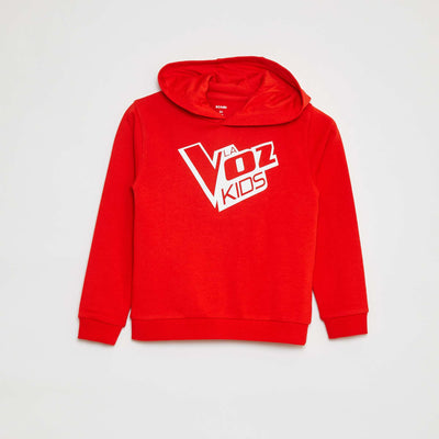 Sweat à capuche 'La Voz Kids' ROUGE