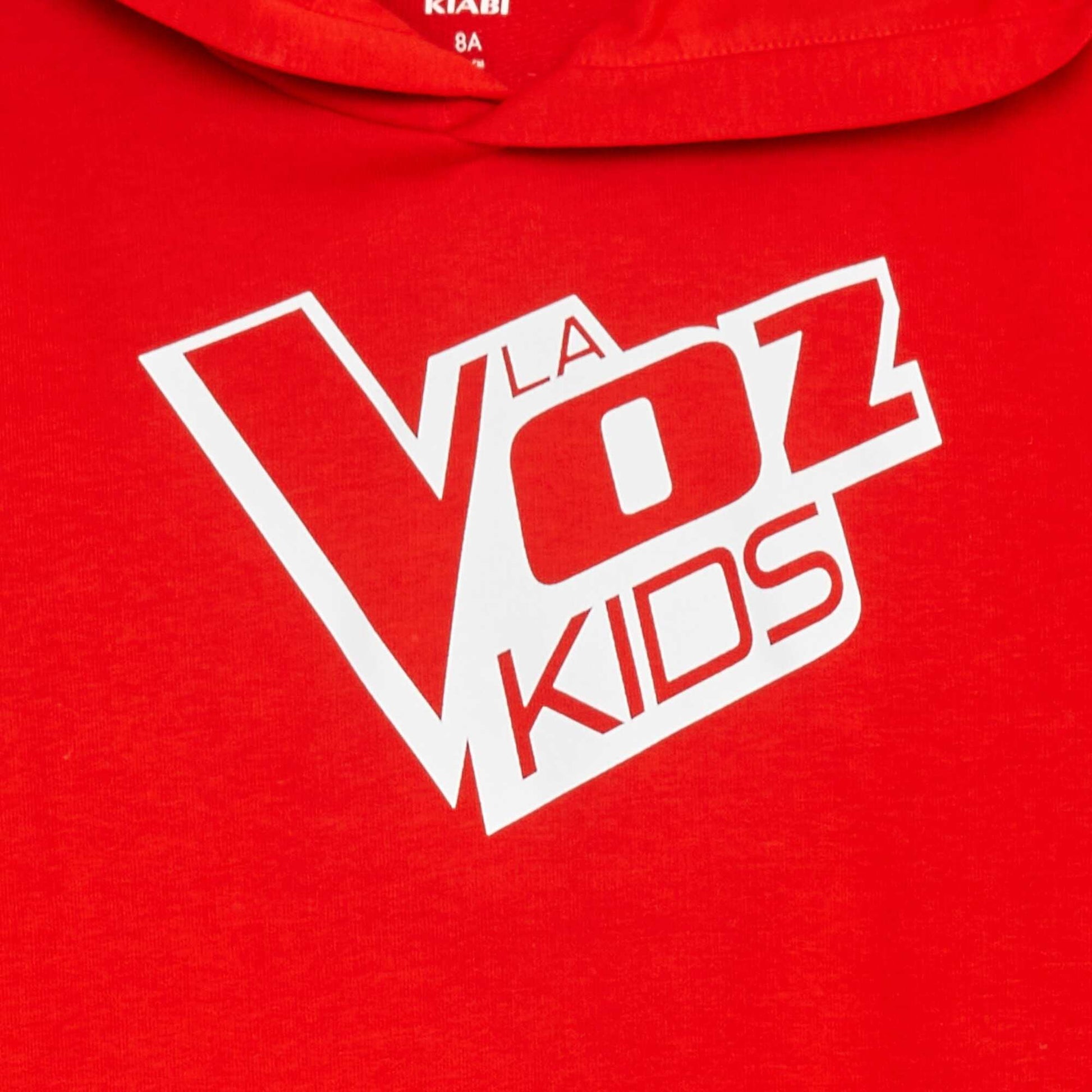 Sweat à capuche 'La Voz Kids' ROUGE