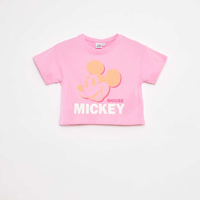 Tee-shirt crop top 'Mickey' ROSE