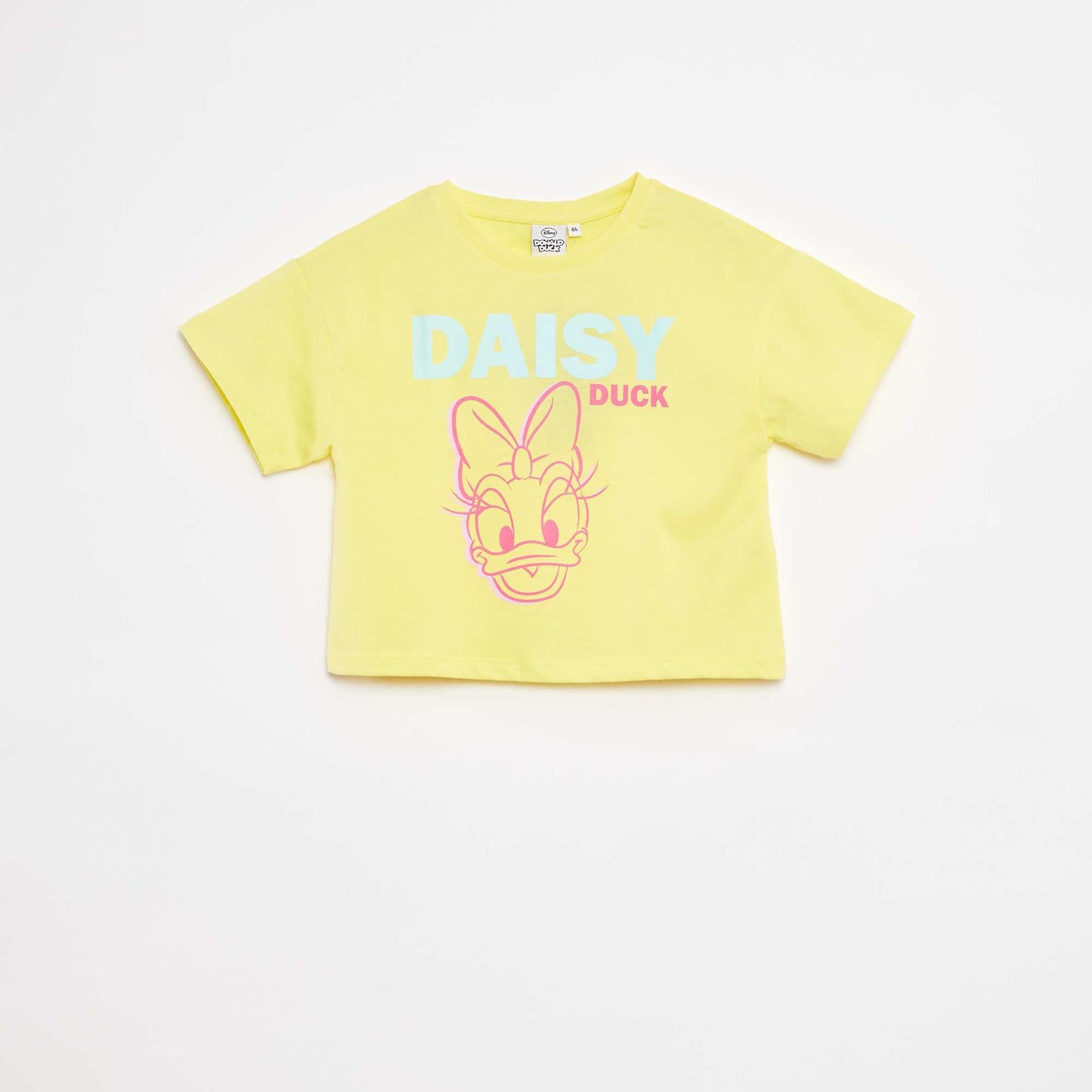 Tee-shirt crop top 'Daisy' JAUNE