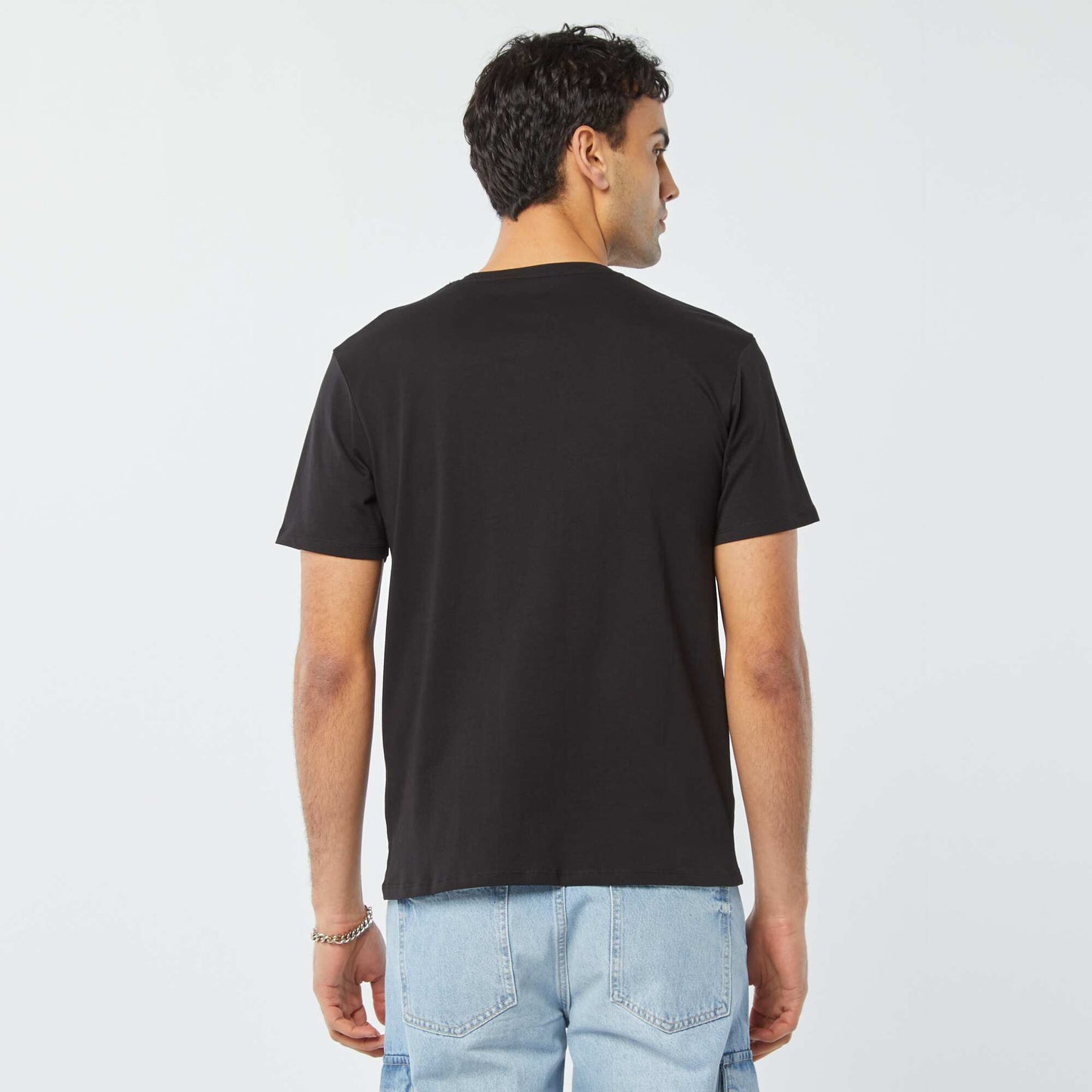 T-shirt 'The Voice' manches courtes NOIR