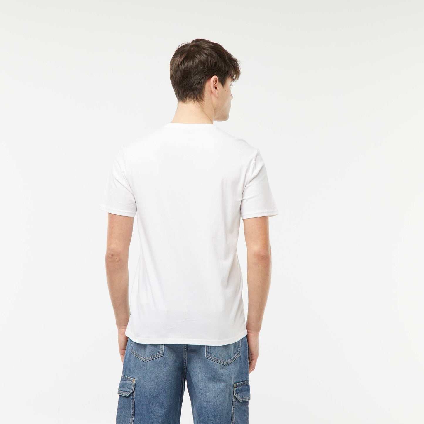 Tee-shirt imprimé à messages BLANC