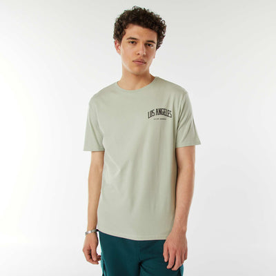 Tee-shirt imprimé à messages VERT