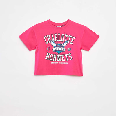 T-shirt cropped à manches courtes 'NBA' ROSE