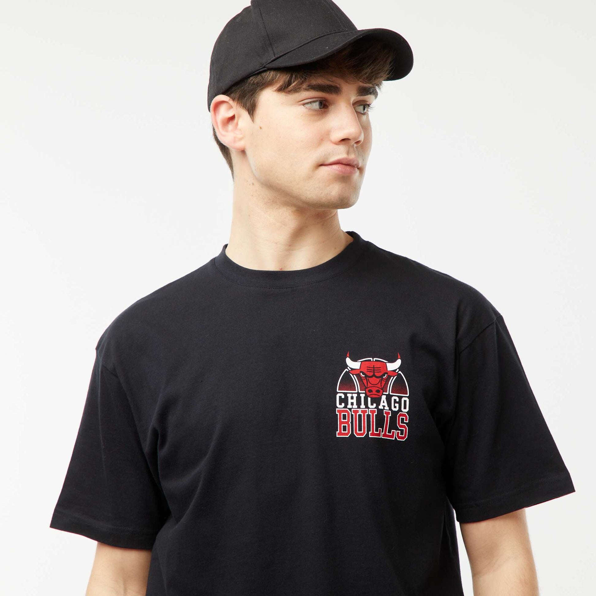 Tee-shirt imprimé 'NBA' NOIR