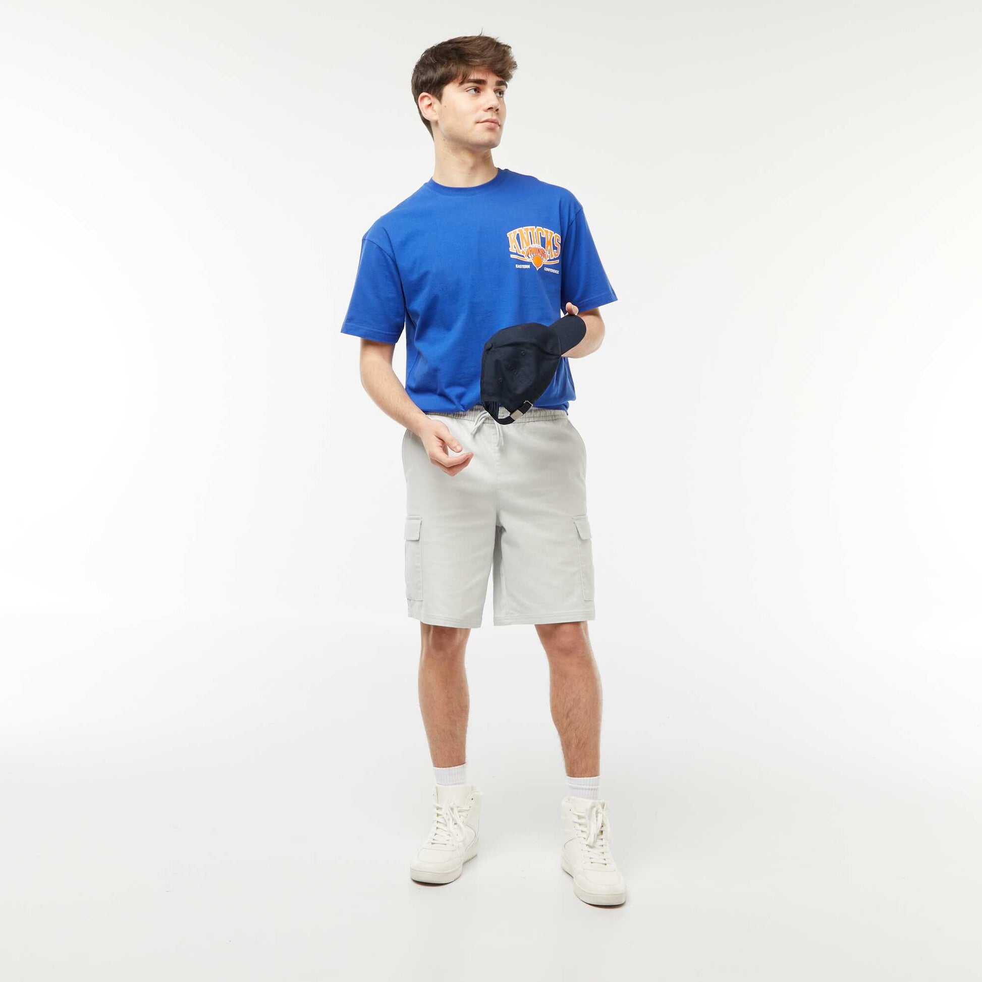 Tee-shirt imprimé 'NBA' BLEU