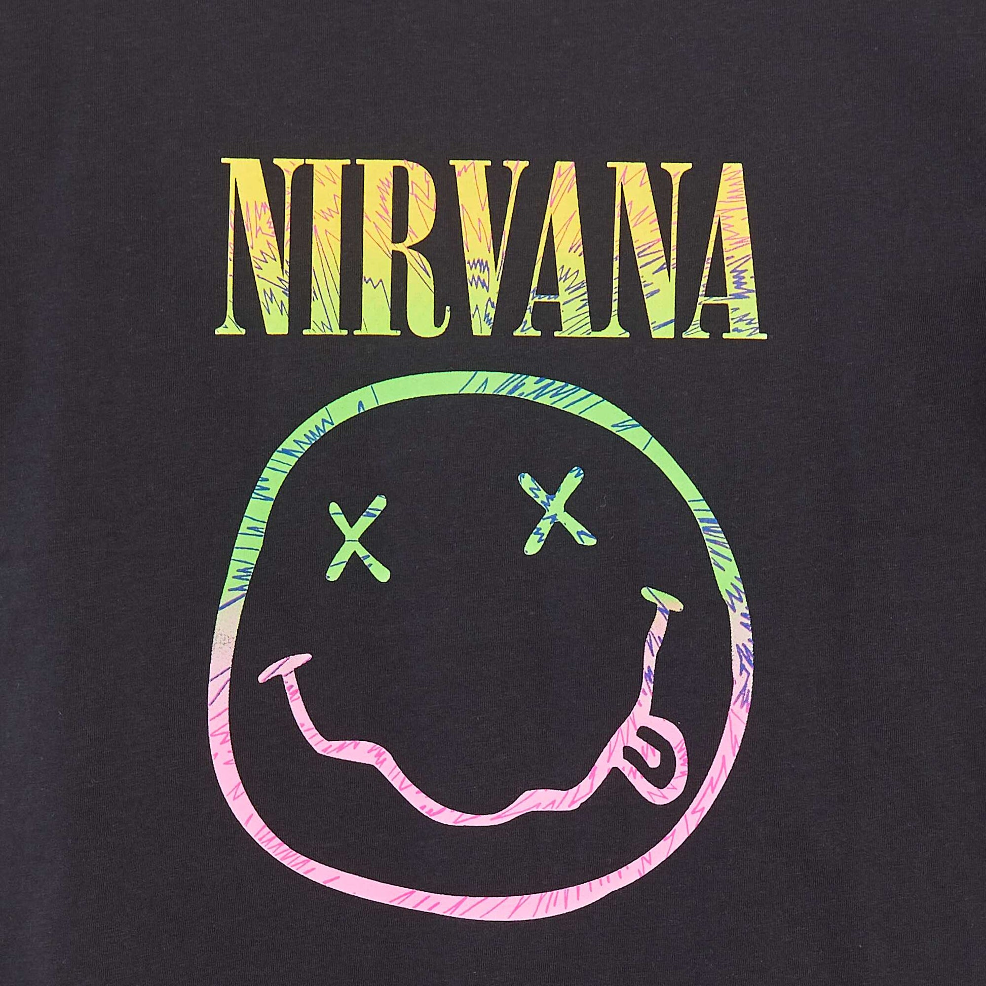 T-shirt loose 'Nirvana' NOIR