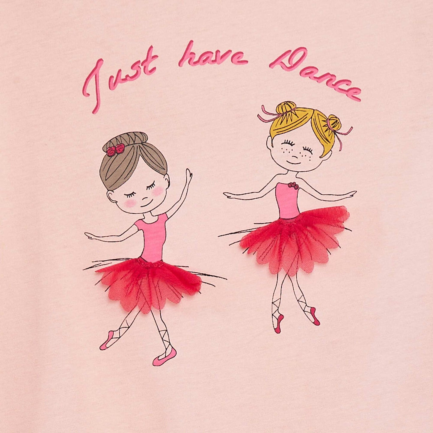 T-shirt imprimé animé manches courtes ROSE