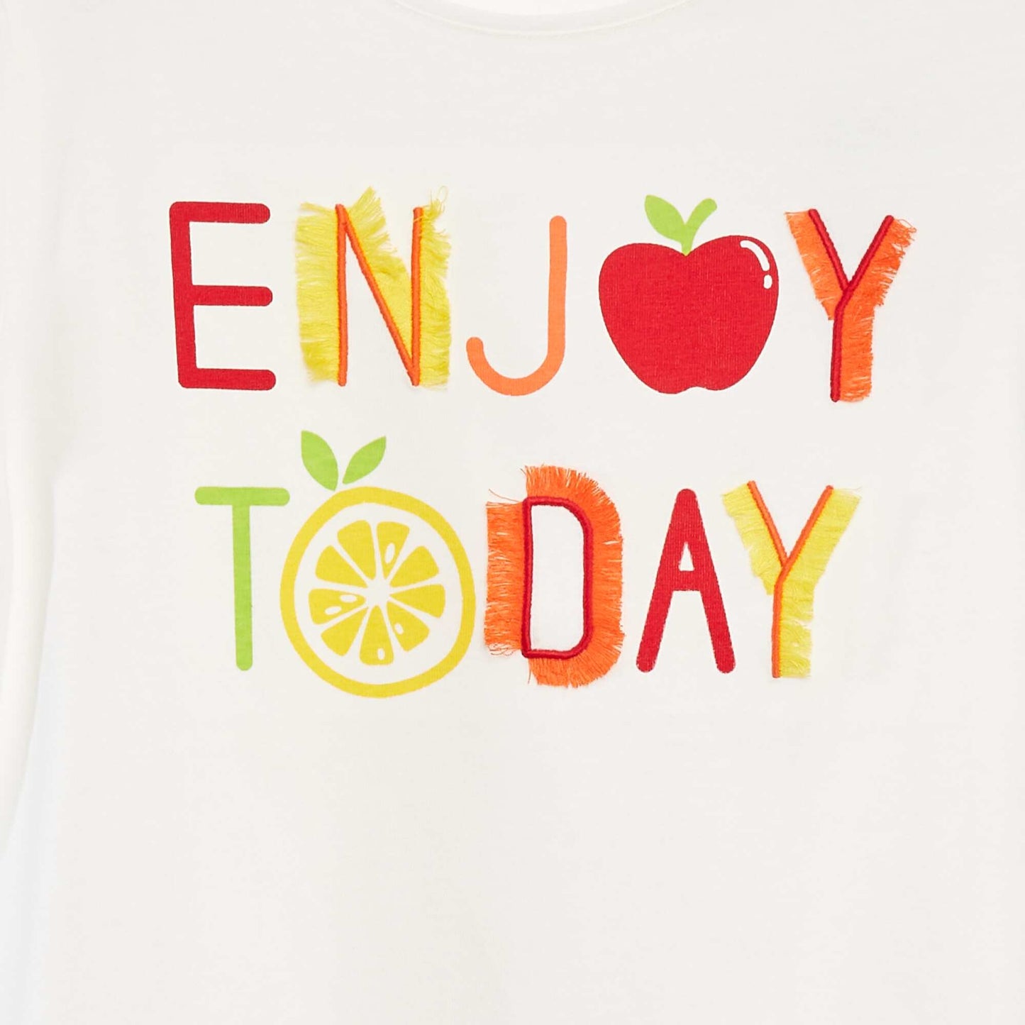 T-shirt imprimé animé manches courtes BLANC