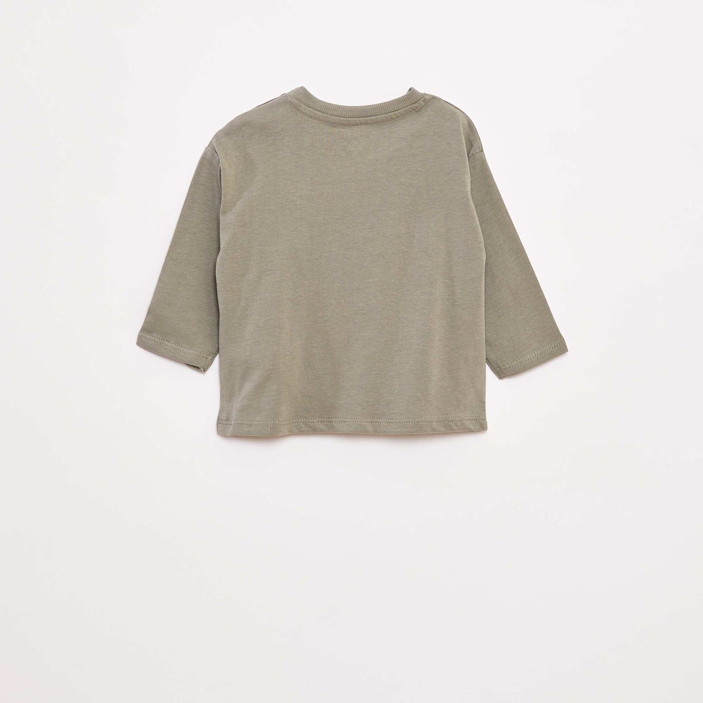 T-shirt manches longues et poche poitrine VERT