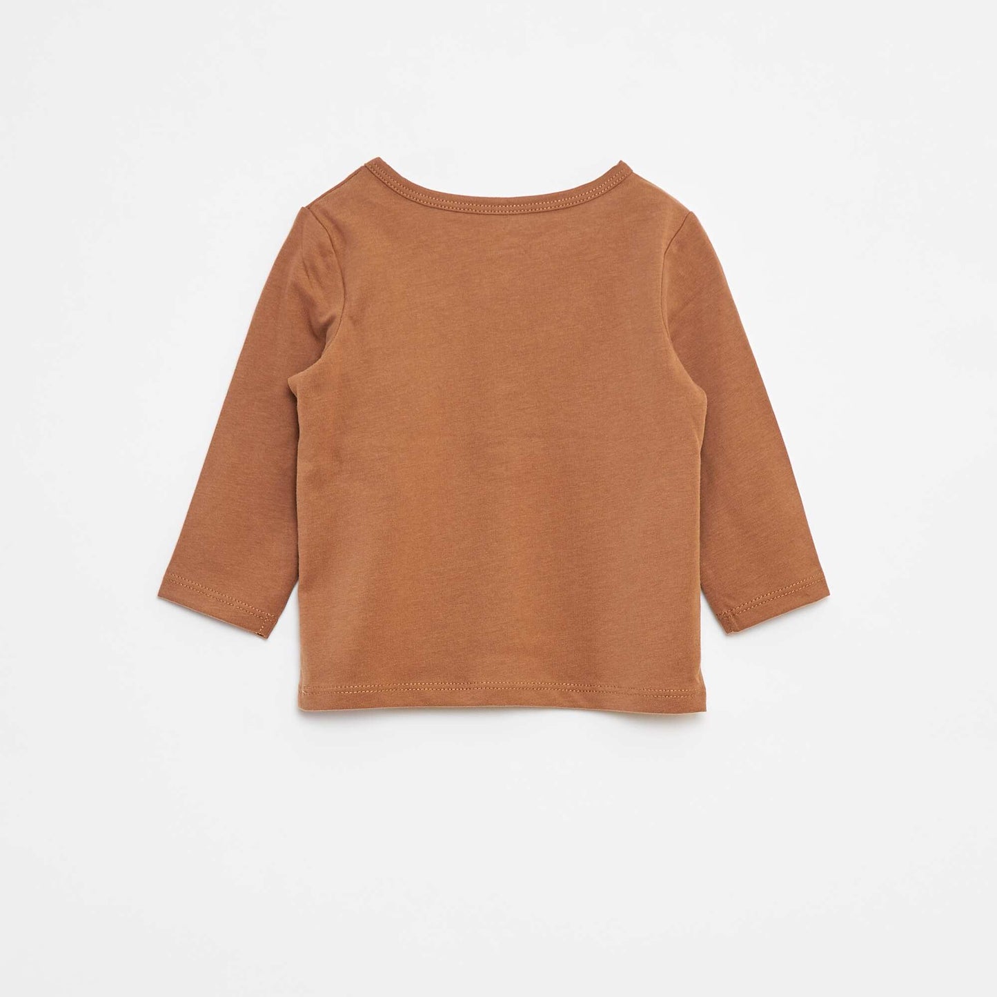 T-shirt à col tunisien BEIGE