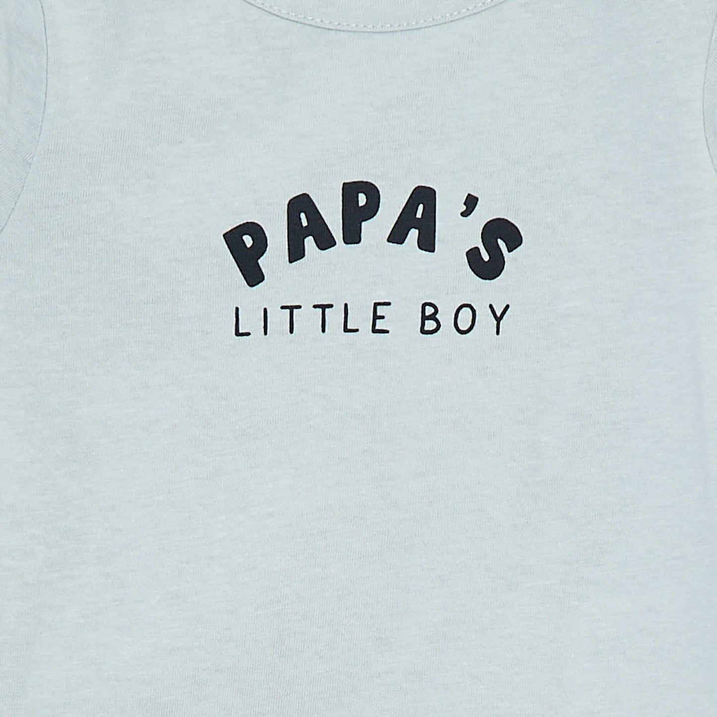 T-shirt imprimé à manches longues BLEU