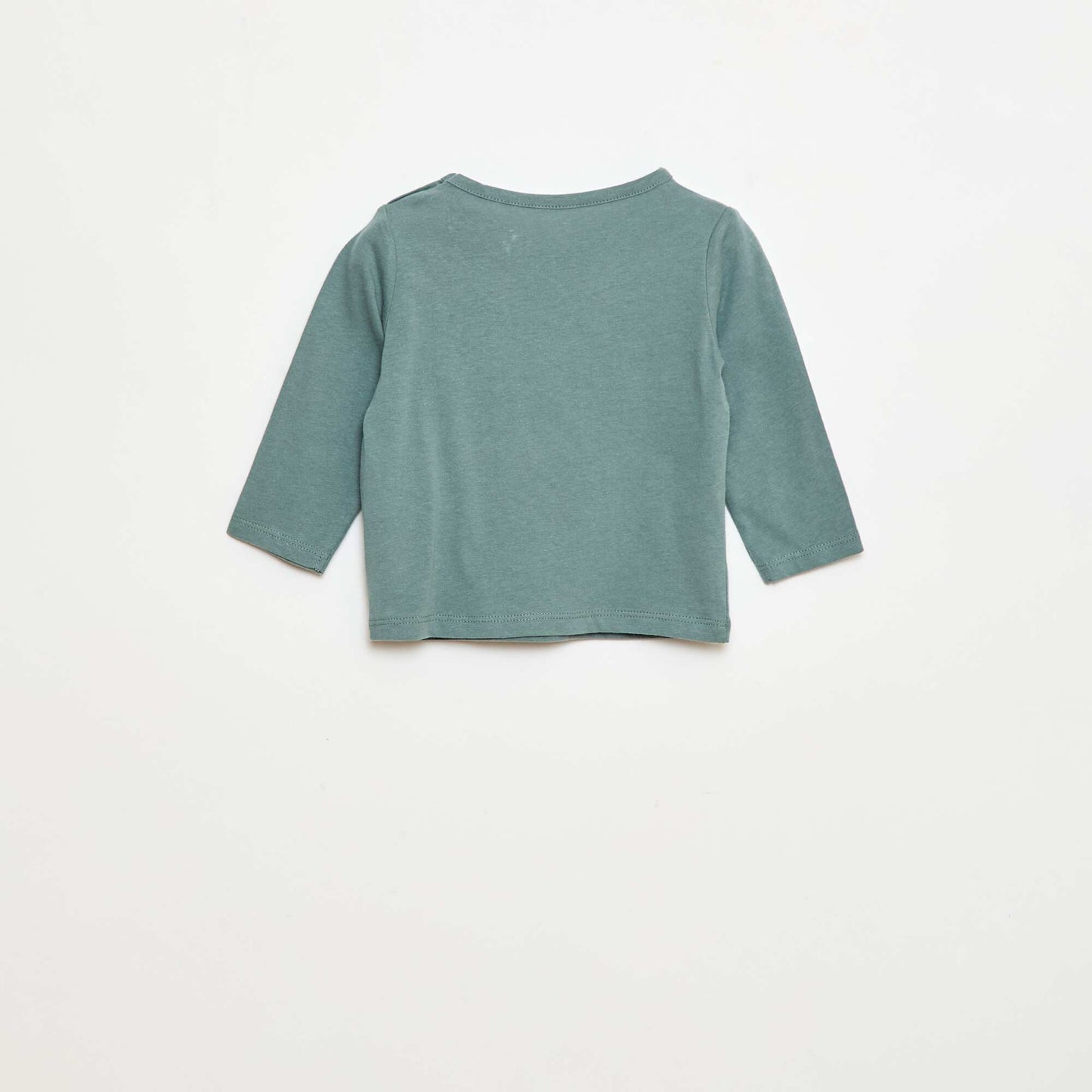 T-shirt à manches longues avec animation BLEU