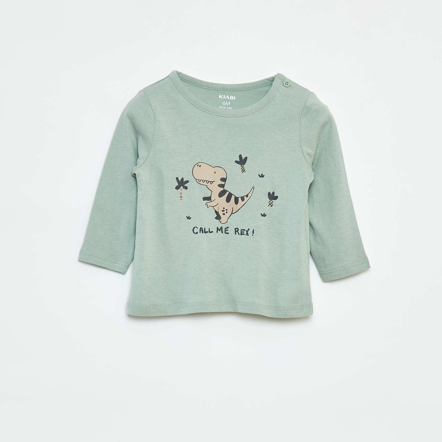 T-shirt à manches longues avec animation VERT