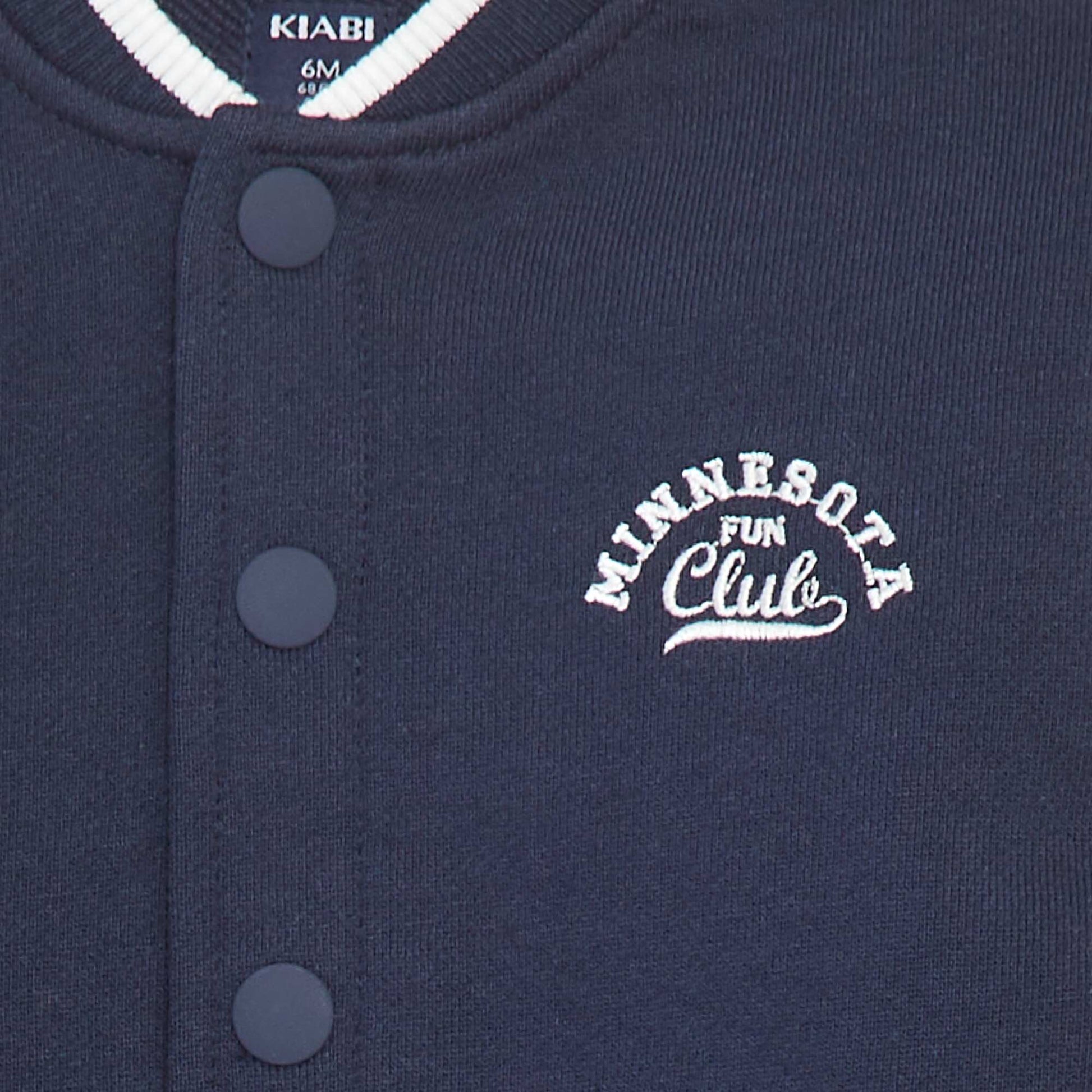 Gilet style campus BLEU