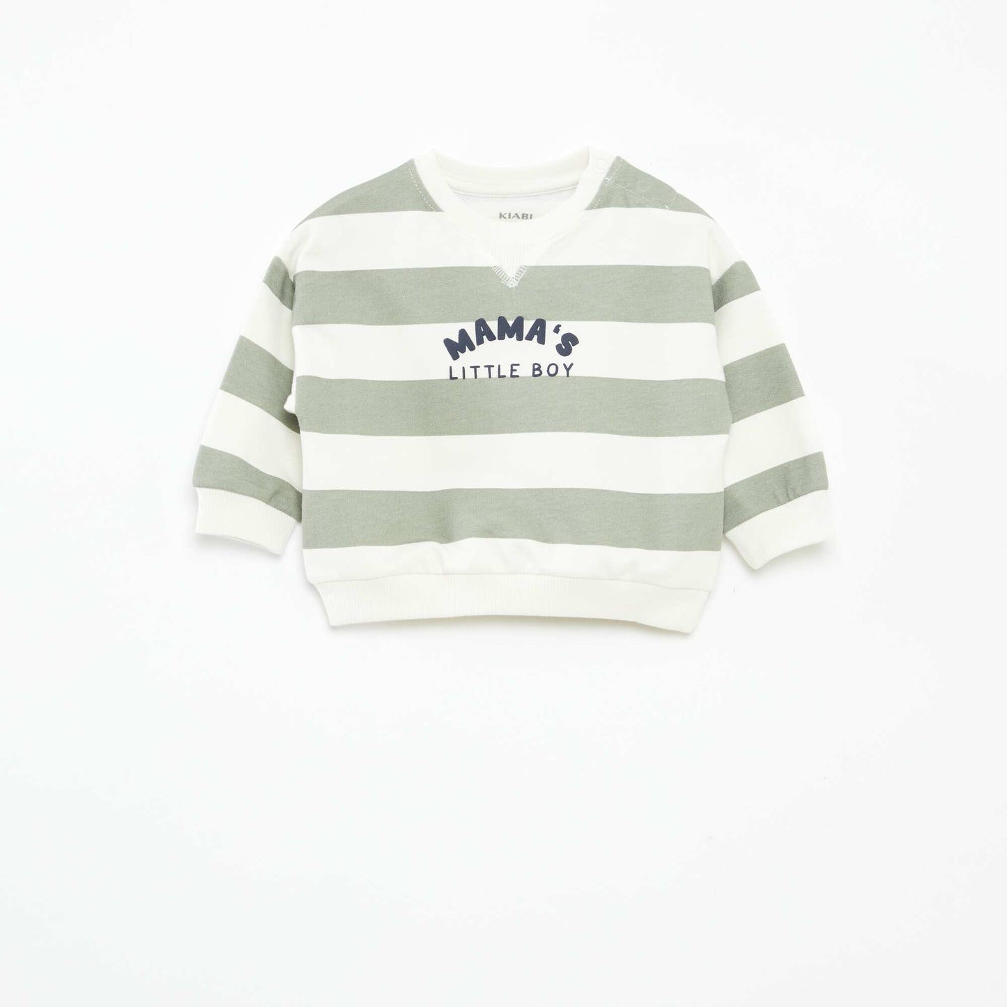 Sweat en molleton non gratté BLANC