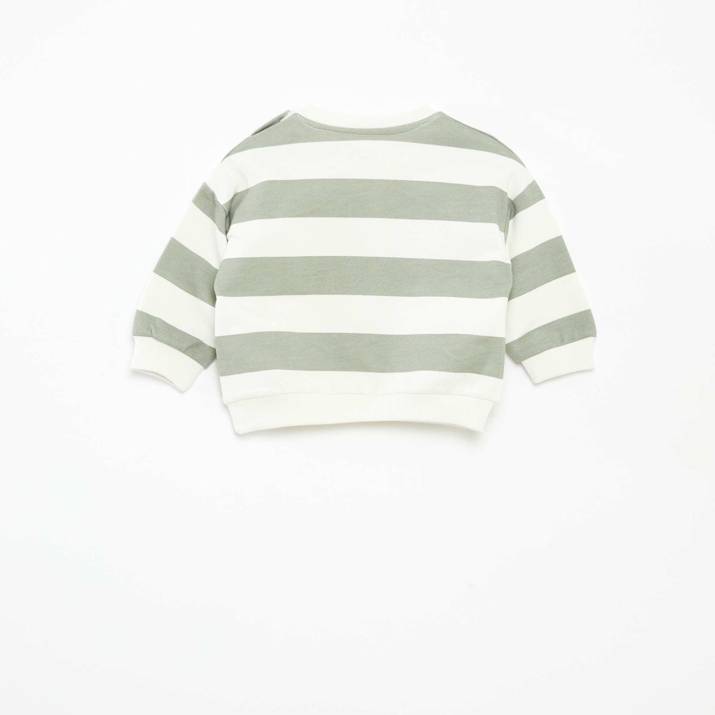 Sweat en molleton non gratté BLANC