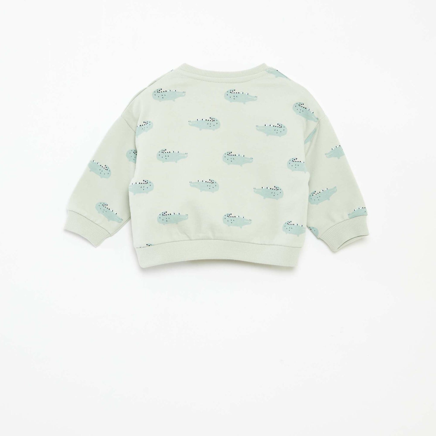 Sweat en molleton non gratté BLEU