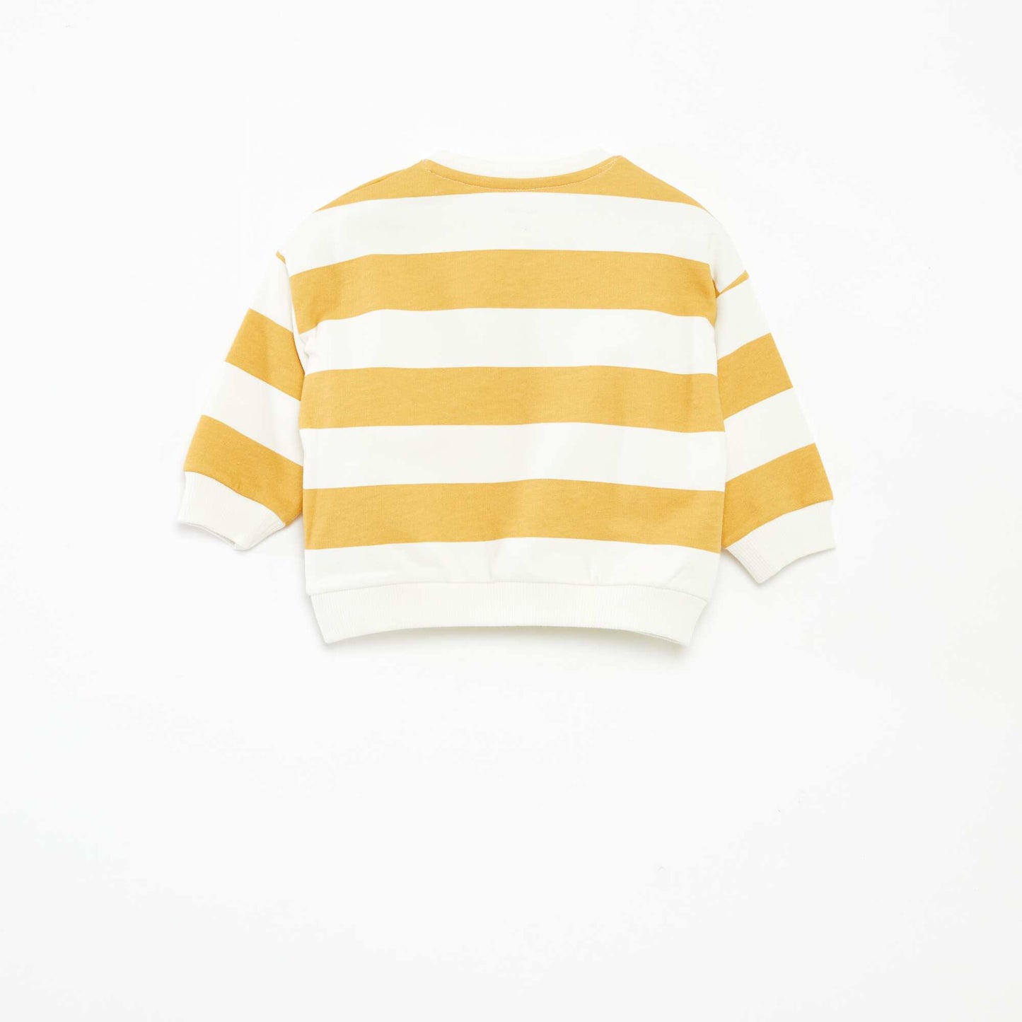 Sweat en molleton non gratté JAUNE