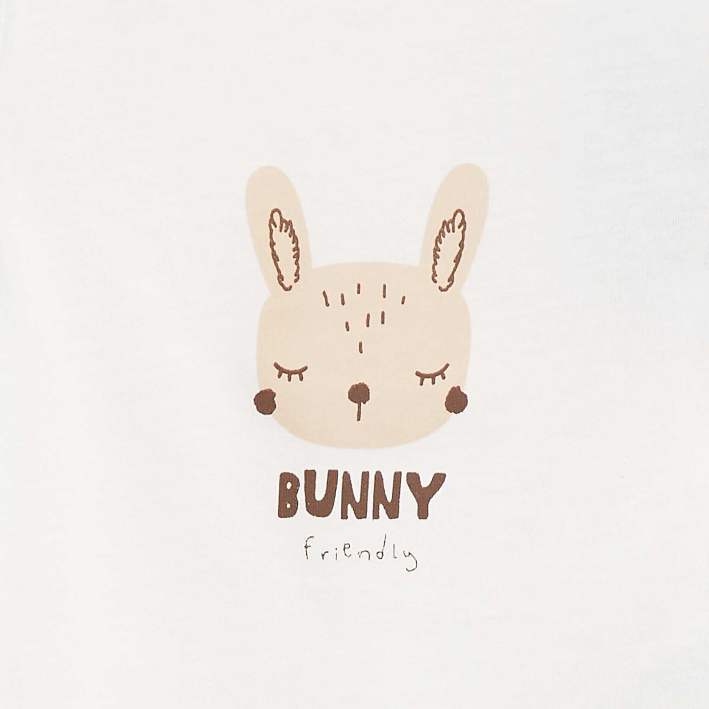 T-shirt manches longue impirmé BLANC