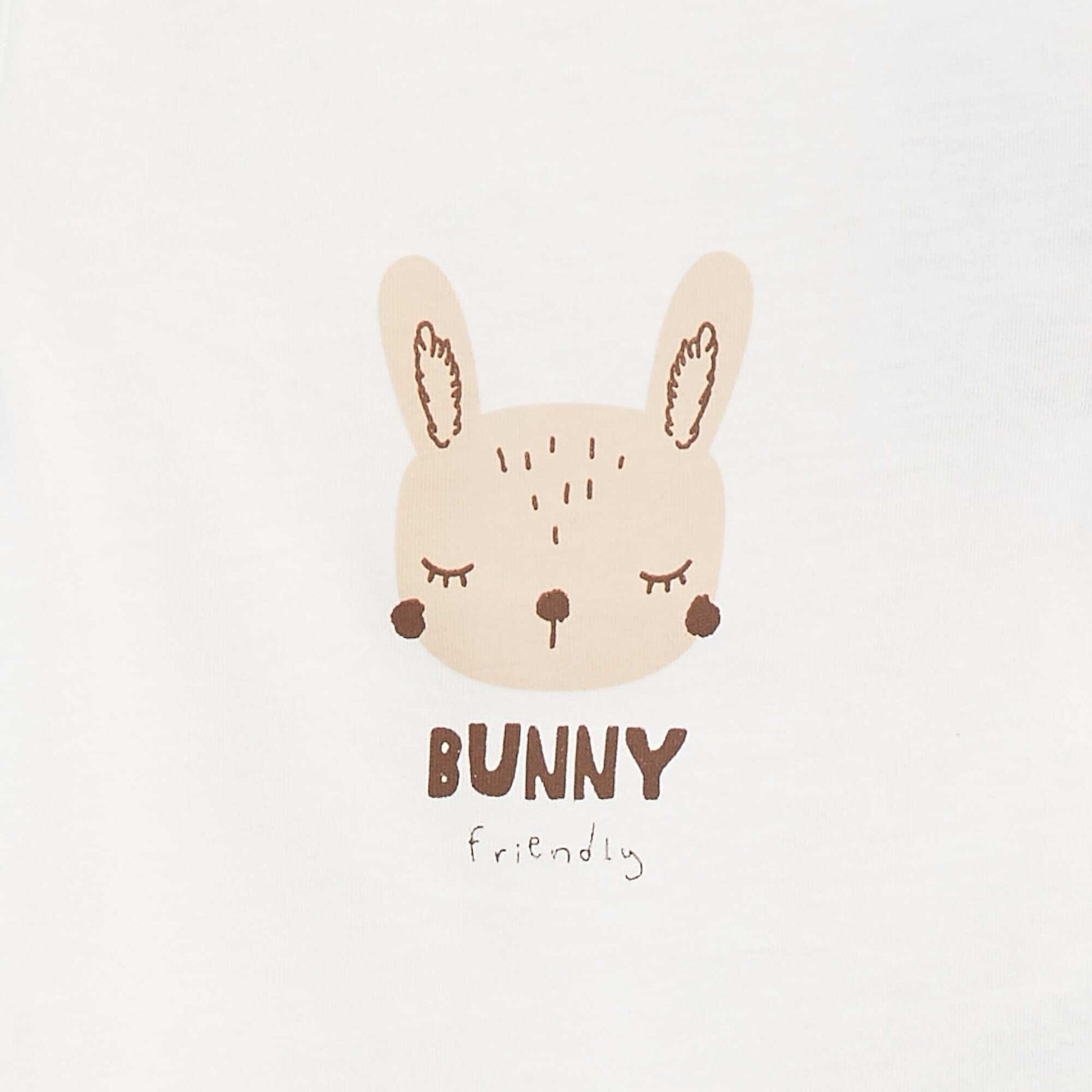 T-shirt manches longue impirmé BLANC
