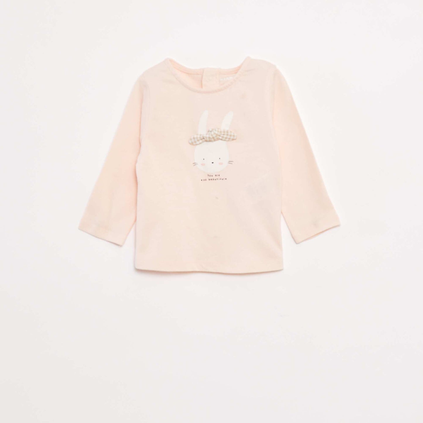 T-shirt manches longues avec animation devant ROSE