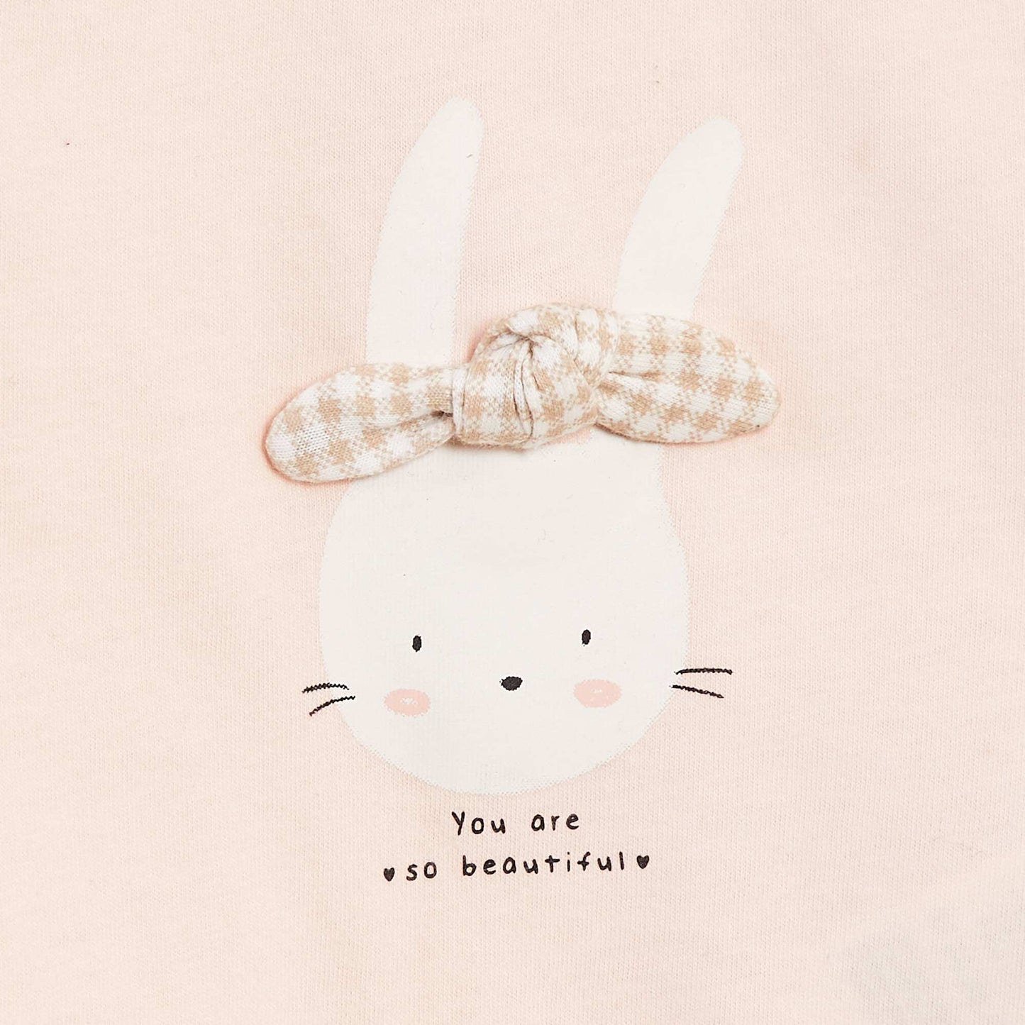 T-shirt manches longues avec animation devant ROSE