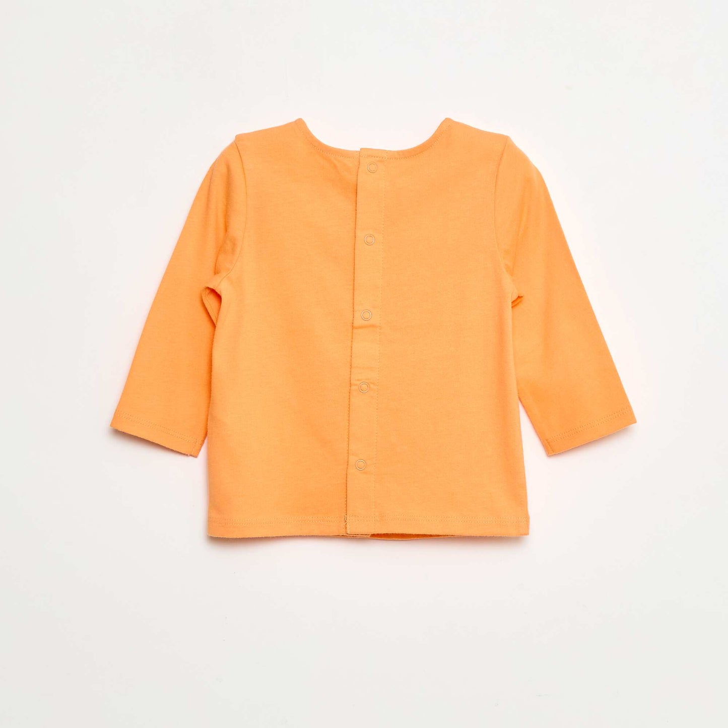 T-shirt manches longues avec animation devant ORANGE