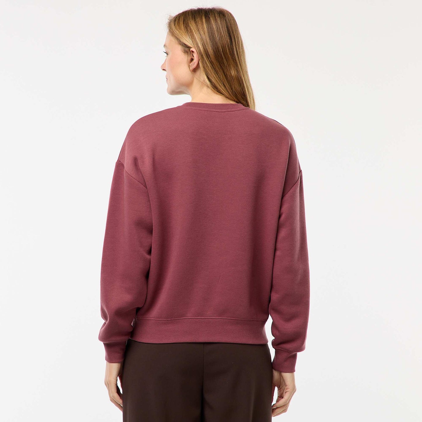 Sweat uni en molleton chaud ROSE GINGER