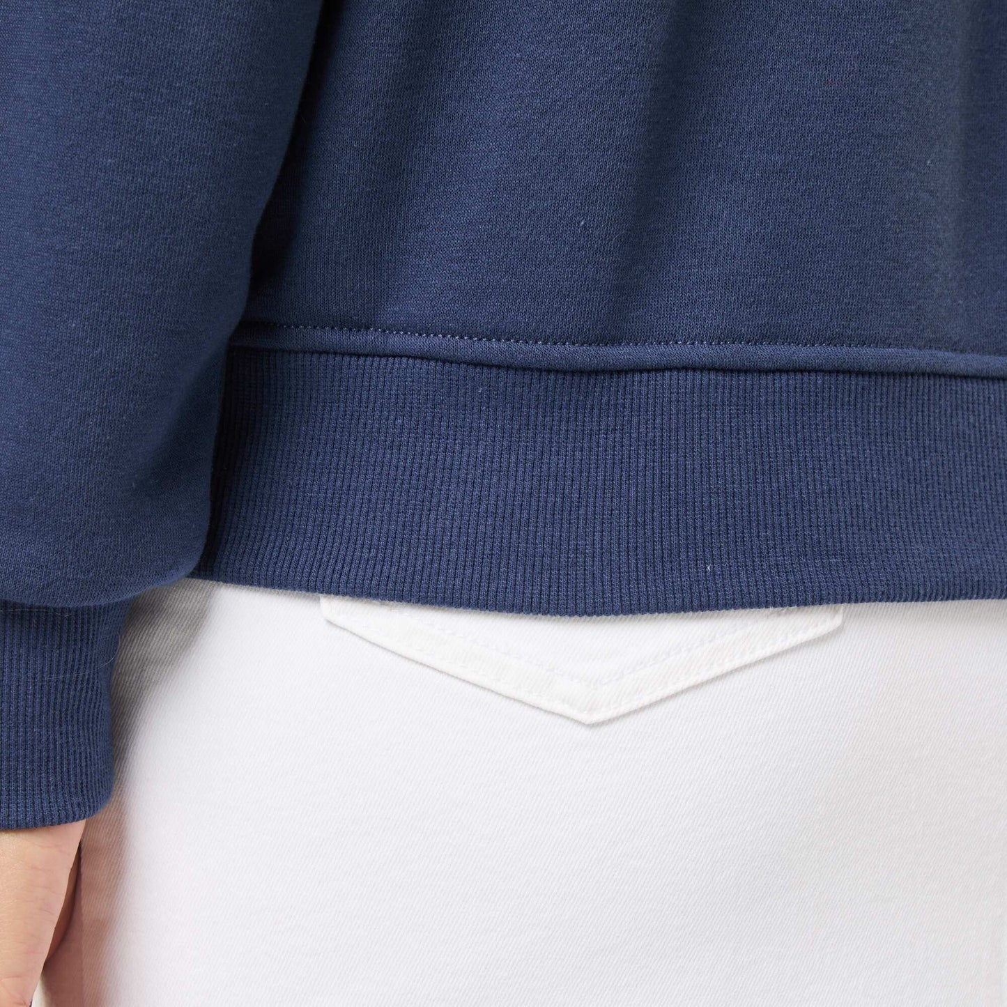 Sweat basique en french terry BLEU