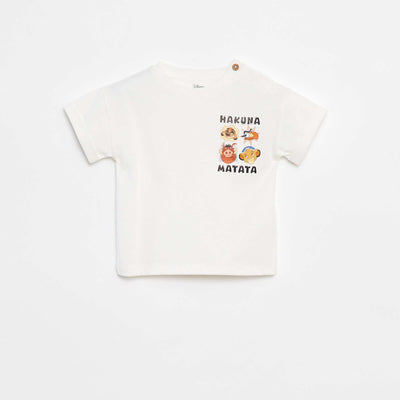 T-shirt imprimé 'Simba' BLANC