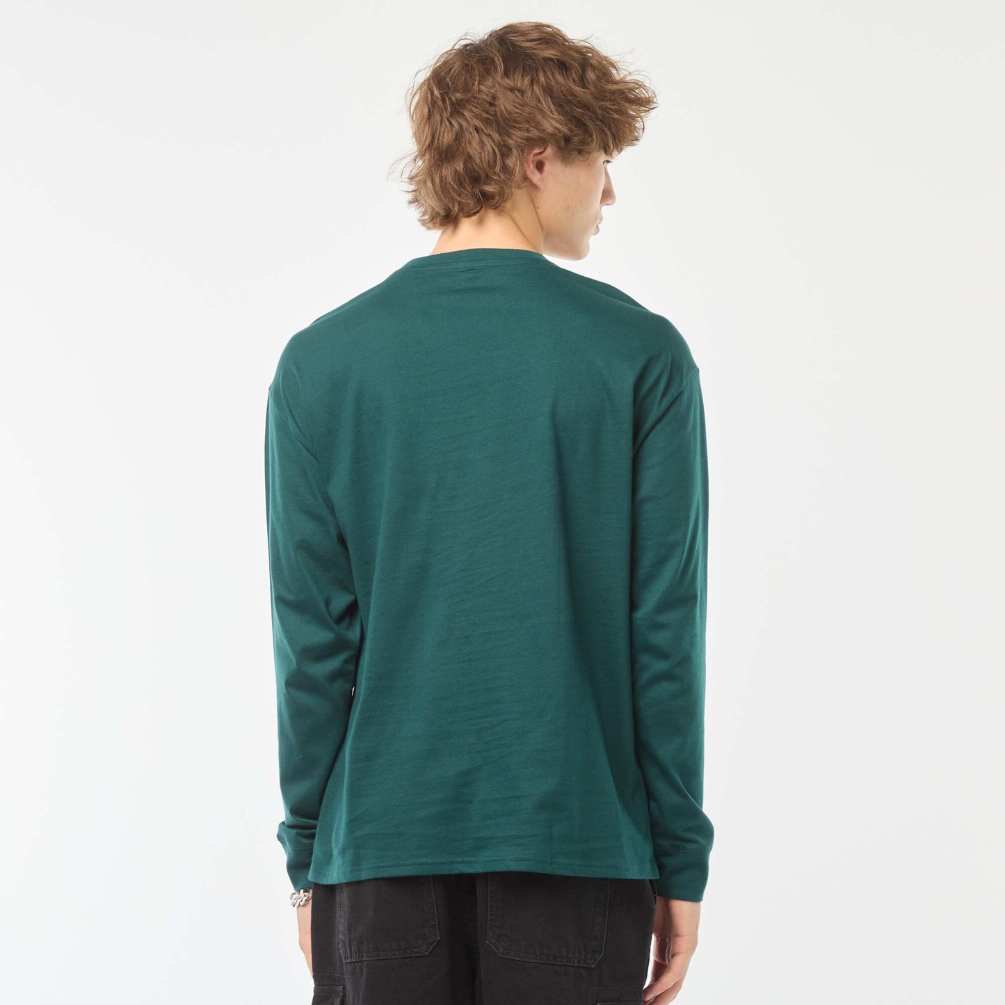 T-shirt en jersey à manches longues VERT
