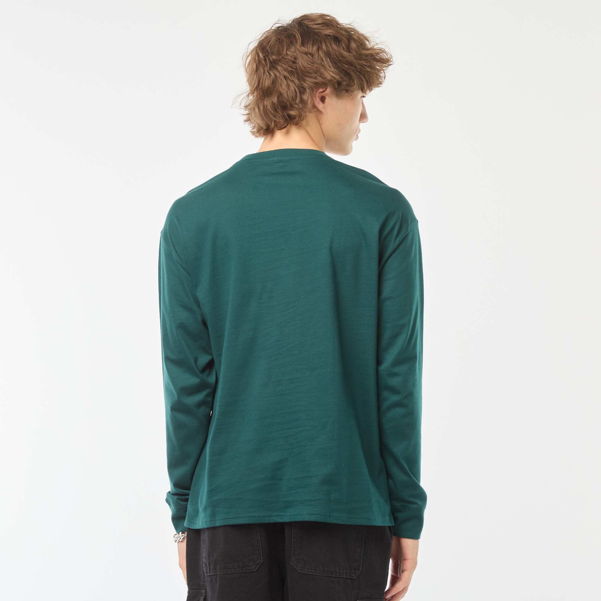 T-shirt en jersey à manches longues VERT