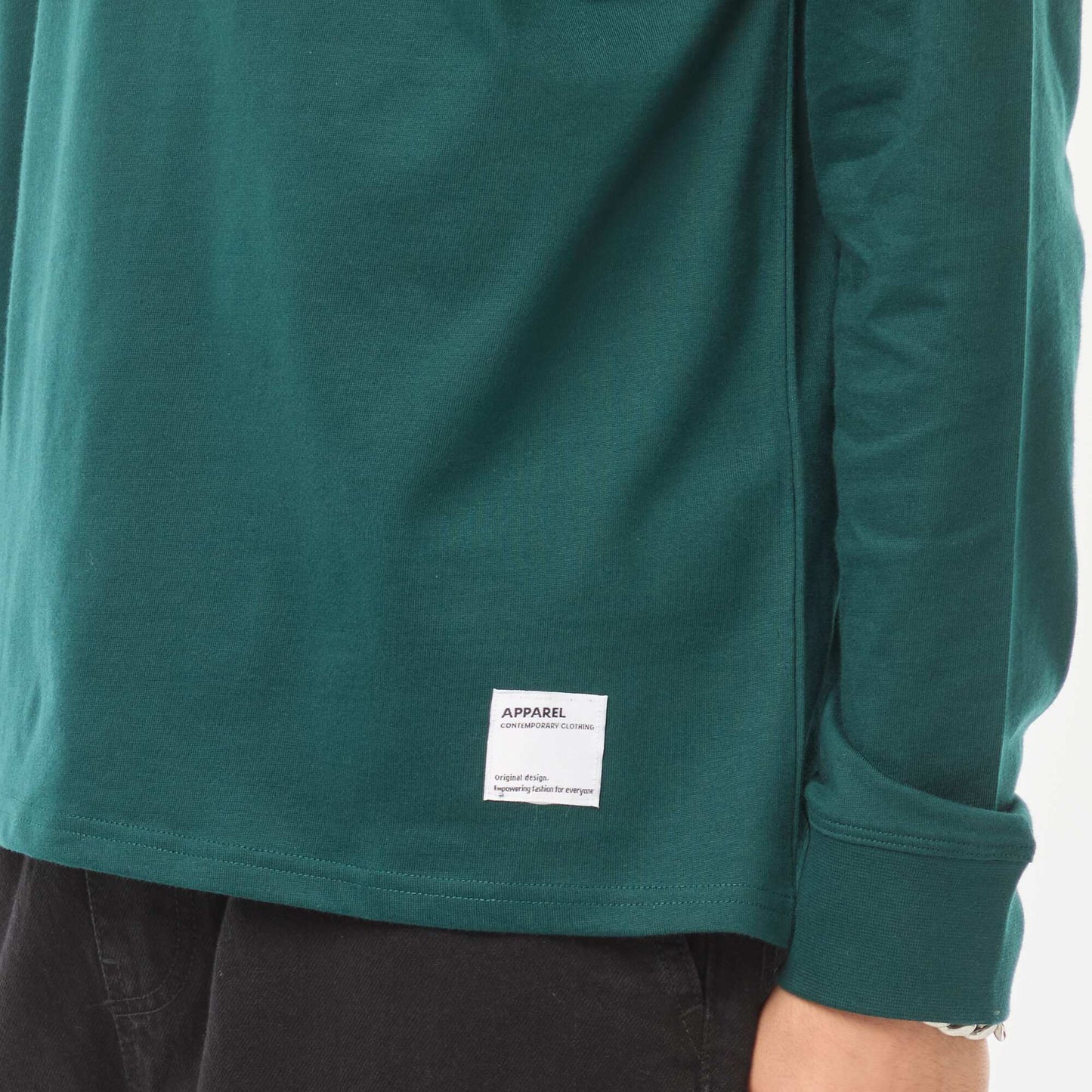 T-shirt en jersey à manches longues VERT