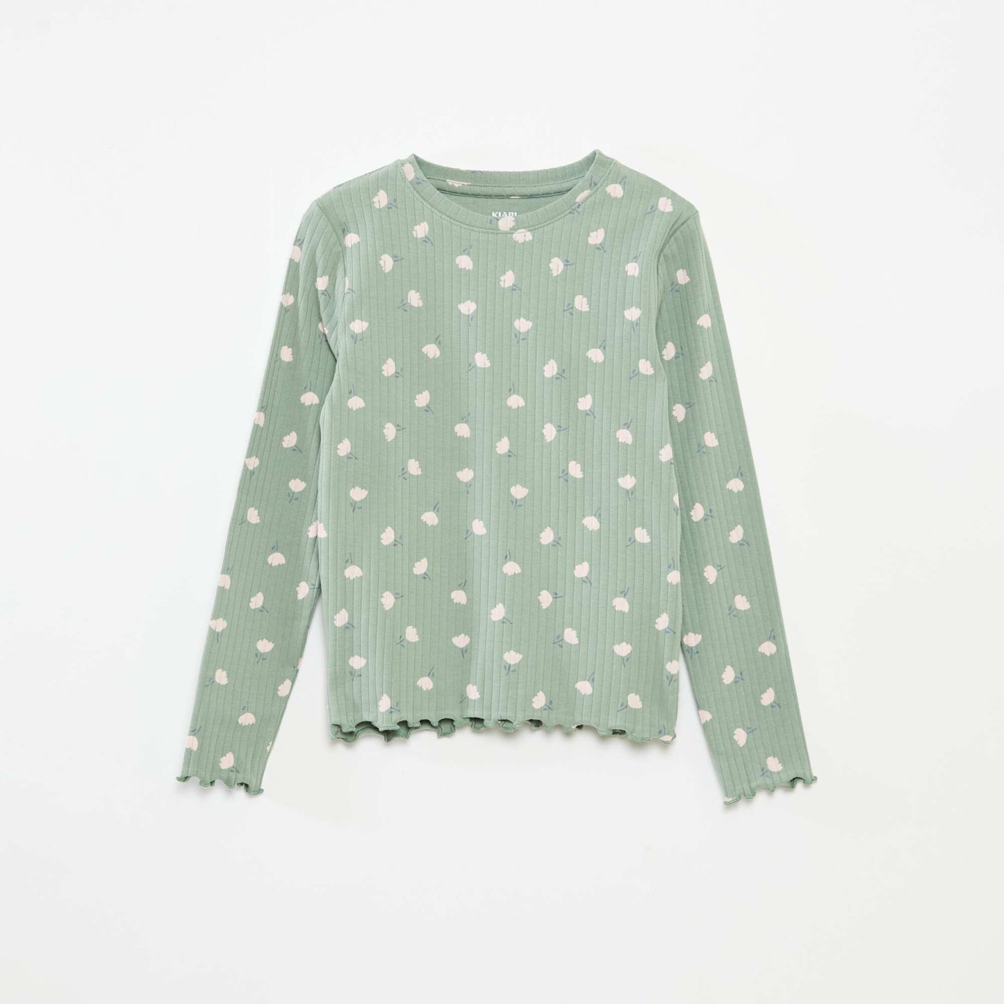 Lot de 2 t-shirts côtelés VERT
