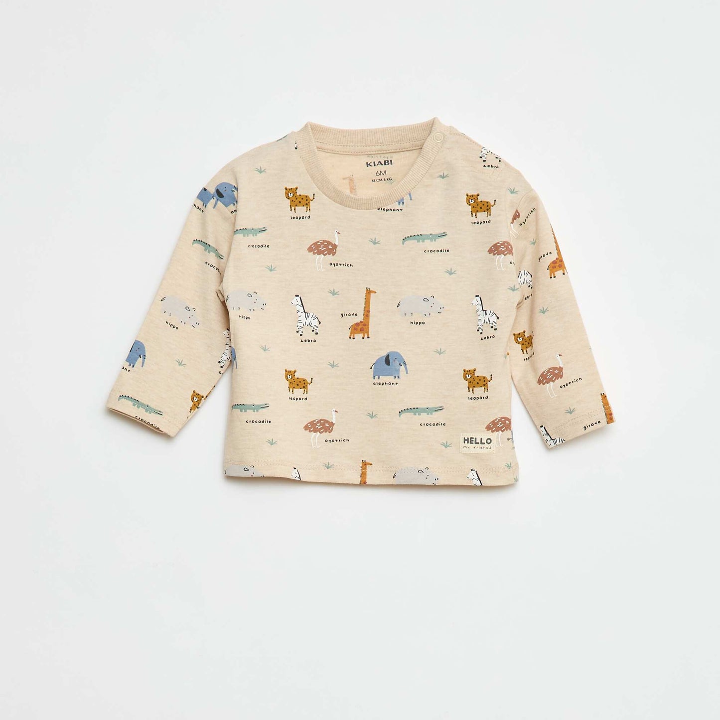 T-shirt imprimé animaux BEIGE