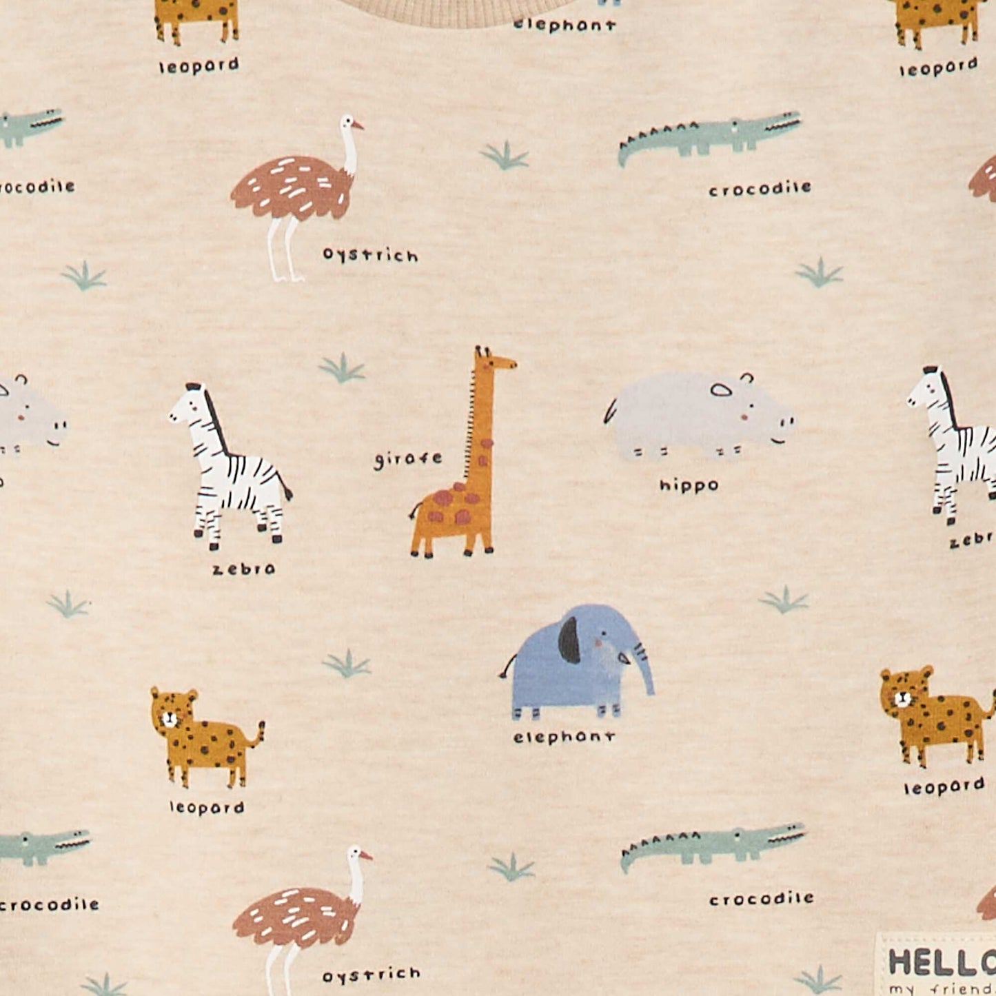 T-shirt imprimé animaux BEIGE