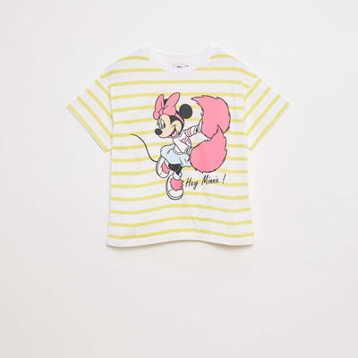 T-shirt imprimé 'Minnie' JAUNE