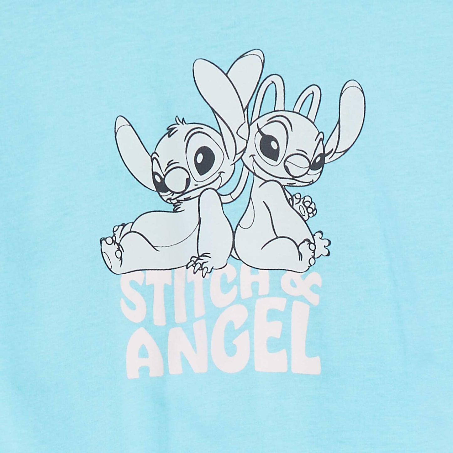 T-shirt large 'Stitch' BLEU