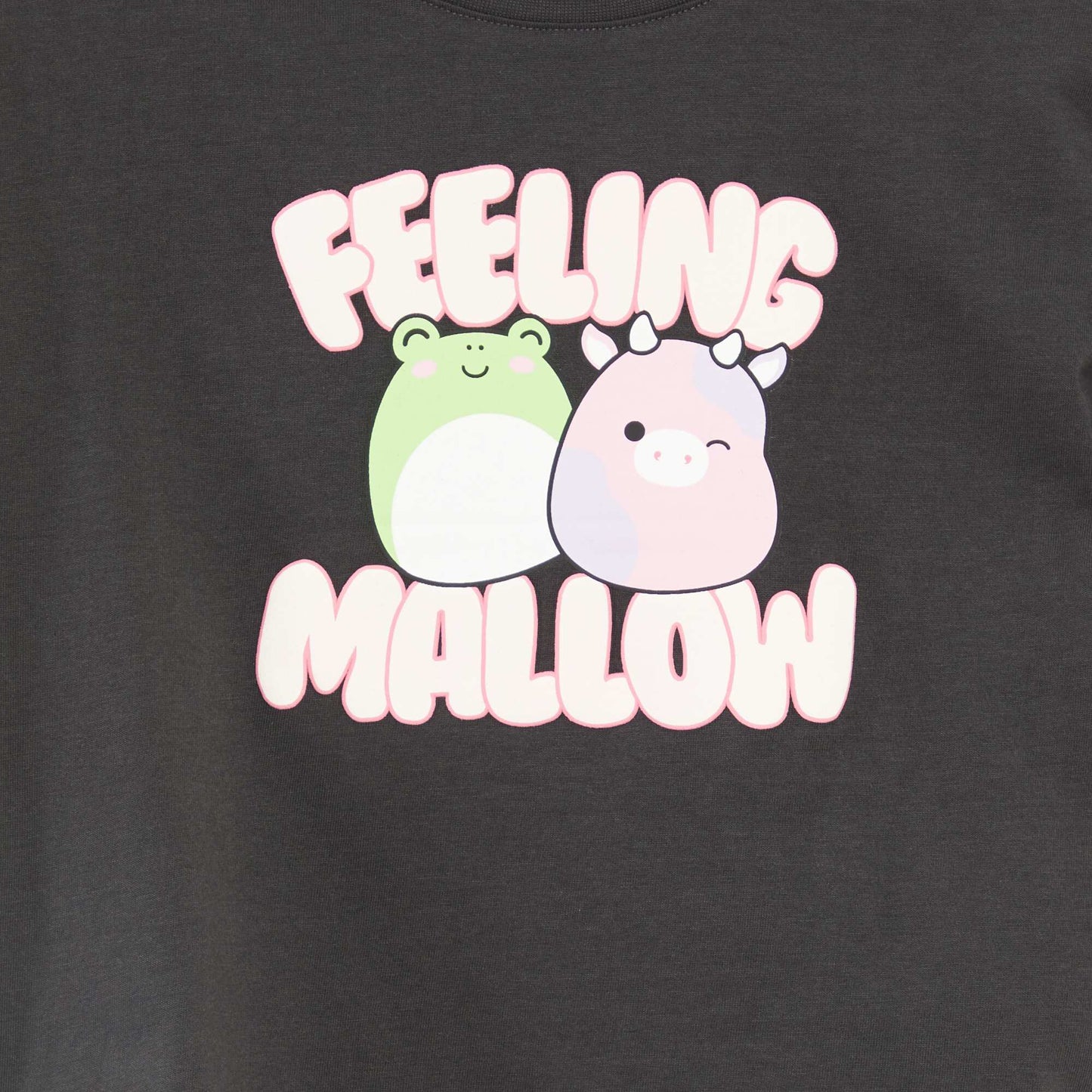 T-shirt imprimé manches courtes NOIR