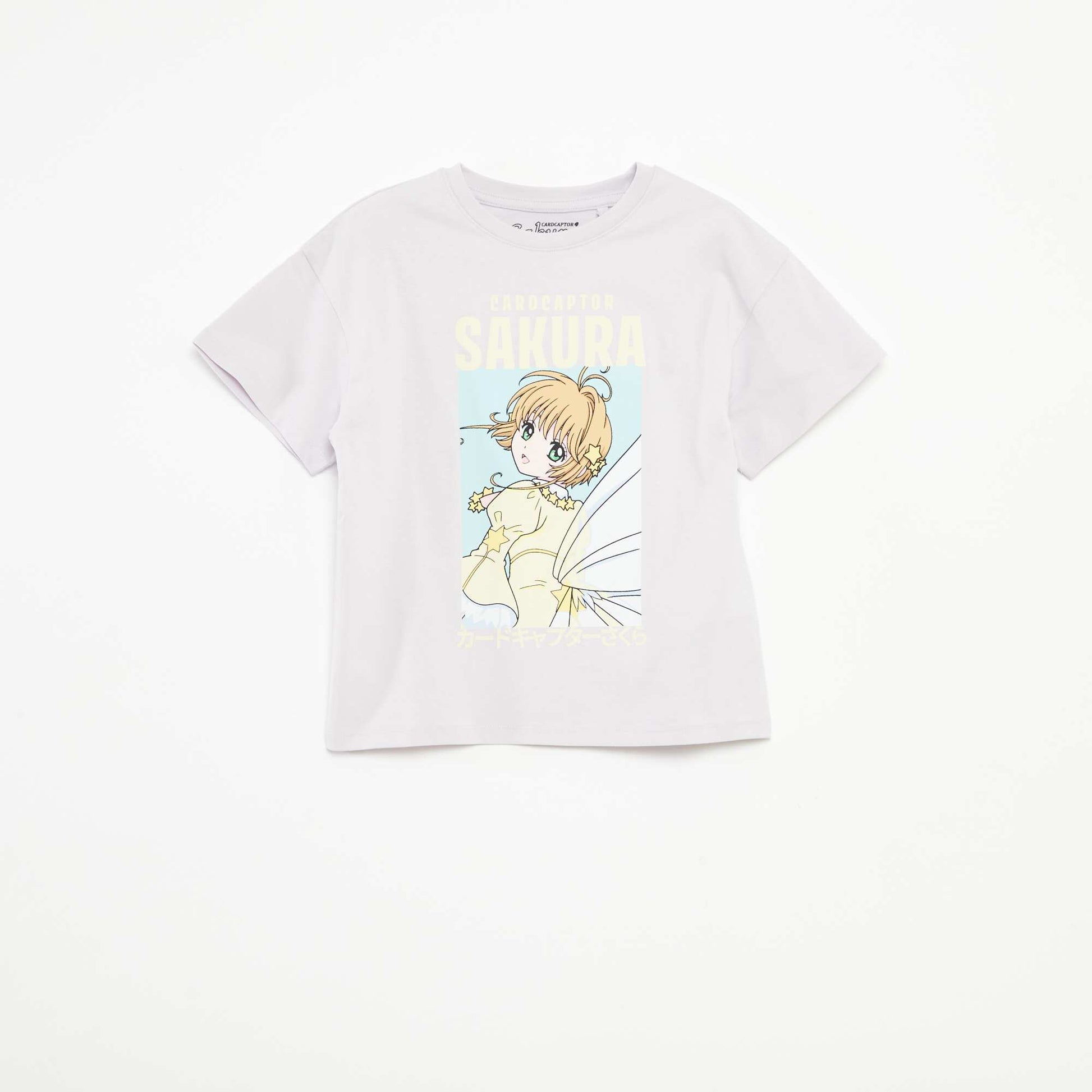 T-shirt 'Cardcaptor Sakura' manches courtes BLANC